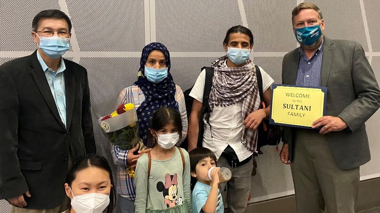 The Sultani family made it back from Afghanistan with help from a local member of Congress