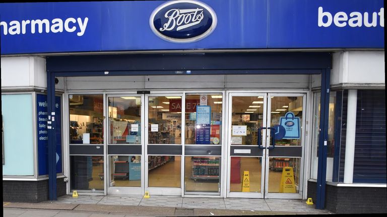 CCTV from a nearby Boots captured the incident. Pic: Met Police