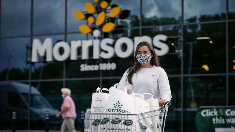 Morrisons says it will become the UK's first supermarket to remove plastic bags from its stores entirely.