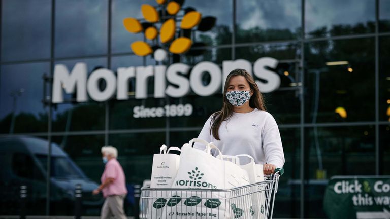 Morrisons says it will become the UK's first supermarket to remove plastic bags from its stores completely.