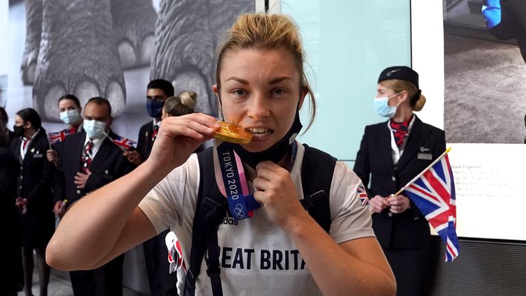 Laura Price won gold in boxing on the last day of the Olympics Games