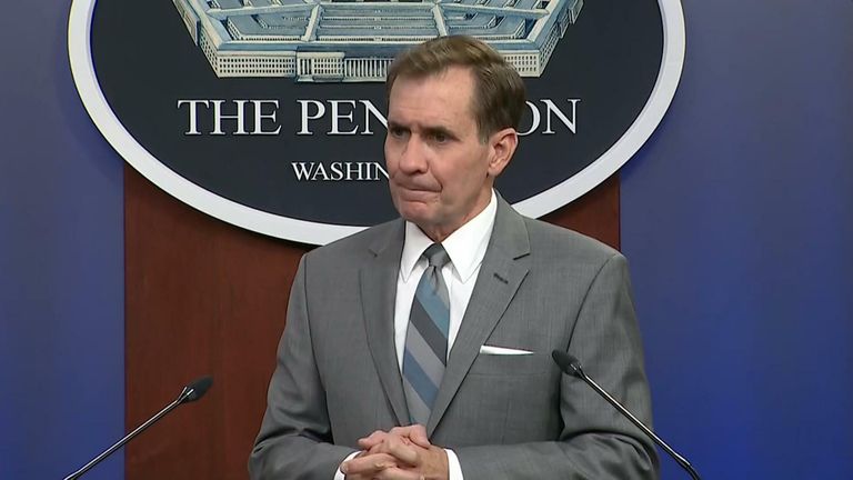 Pentagon Press Secretary John Kirby was quizzed on his remarks about Kabul, two days before the city fell to the Taliban.