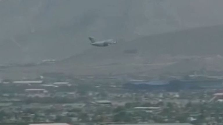 Planes take off from Kabul as operation to evacuate begins to wind down