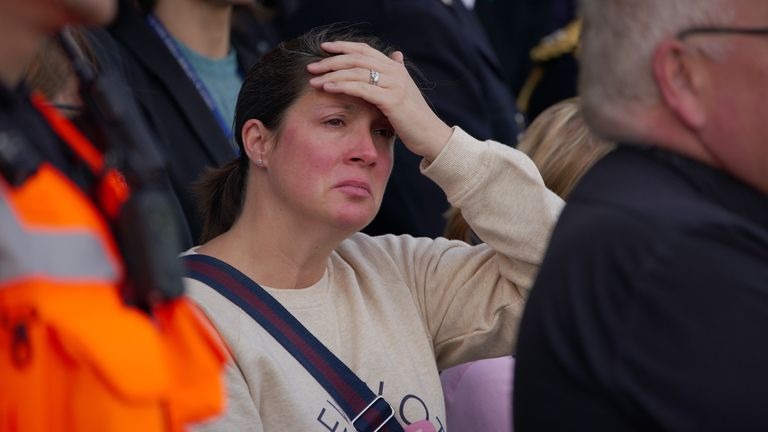 A bell was rung five times to remember each person who died