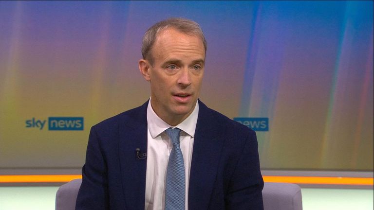 Foreign Secretary Dominic Raab says &#39;the Taliban have exerted control far more rapidly than we expected&#39;.