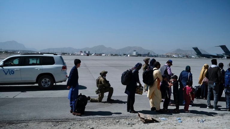 Afghans preparing to head off to catch a flight out of their country