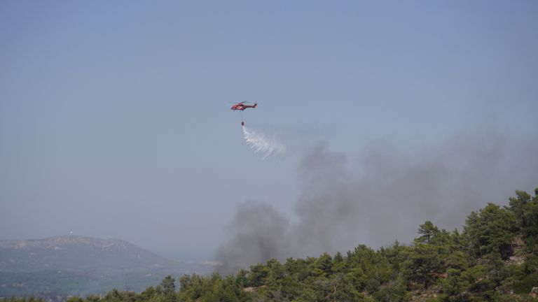 φωτιά στη Ρόδο