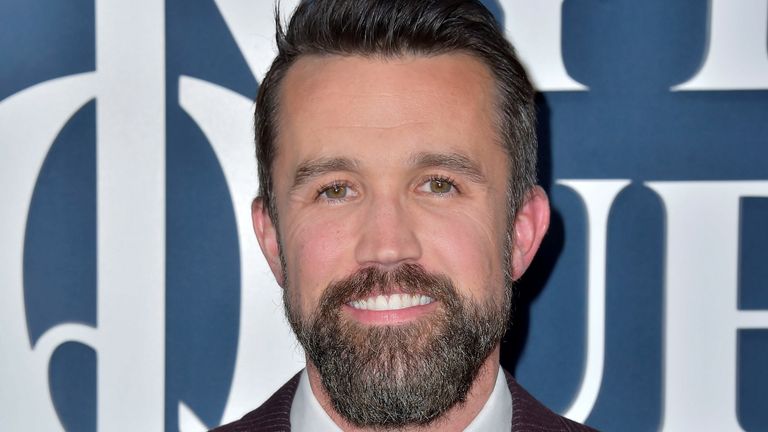 Rob McElhenney à la première de la série Apple TV + Mythic Quest : Raven's Banquet à Los Angeles en janvier 2020. Photo : Dave Starbuck/picture-alliance/dpa/AP