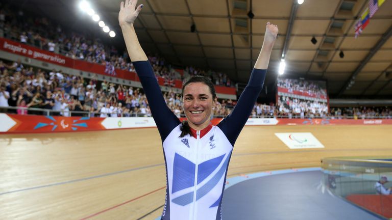 Sarah Storey wins gold at the London 2012 Paralympics