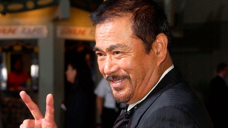 Known in Japan as Shinichi Chiba, he starred in more than 100 films during his career. Pic: Associated Press