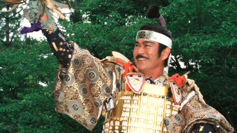 Chiba made his mark in Japan in the 1960s playing samurai, fighters and police detectives. Pic: Associated Press