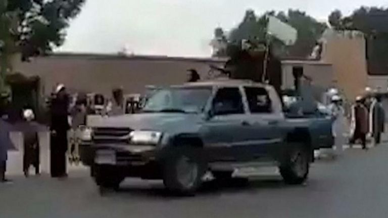 Video of Taliban driving in Jalalabad