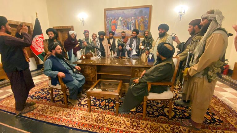 A Taliban spokesman said the nature of its rule will &#39;become clear soon&#39;. Pic: AP