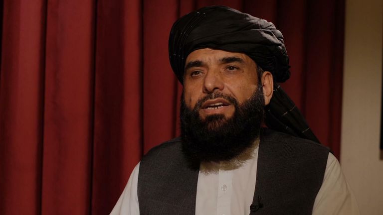 Taliban spokesman Dr Suhail Shaheen sits down with Sky News&#39; Sally Lockwood.