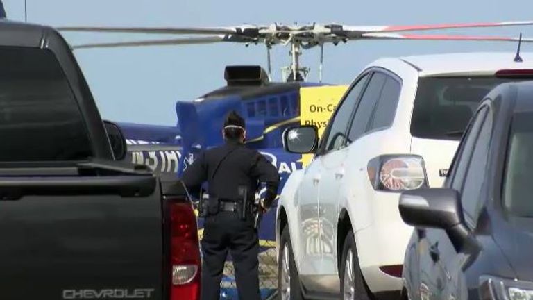 Ten people are dead after an overloaded van crashed on a remote south Texas highway. Pic: NBC