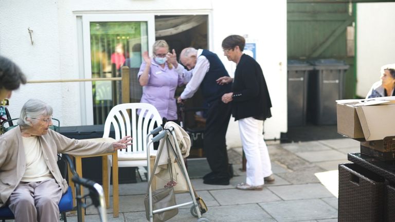 At 109, Mr Tinniswood still loves to party