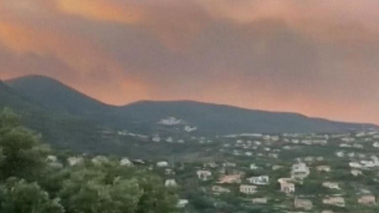 A major fire has broken out in the Var region of southern France, French Interior Minister Gerald Darmanin said.