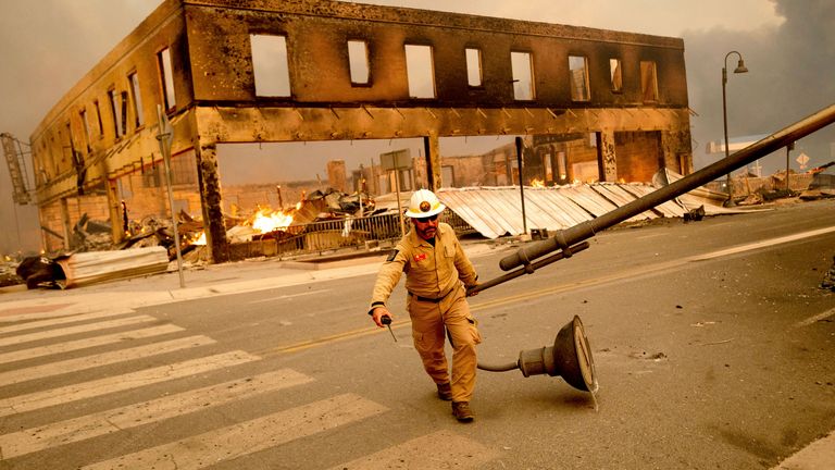 Some buildings in Greenville were almost a century old. Pic AP