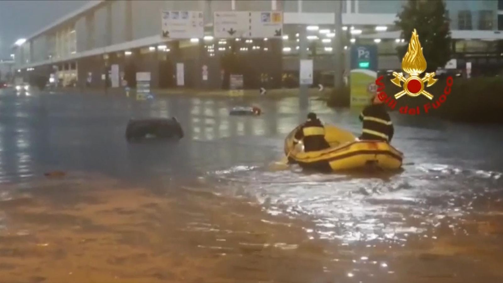 Italy Dozens rescued after flash flooding in Milan World News Sky News