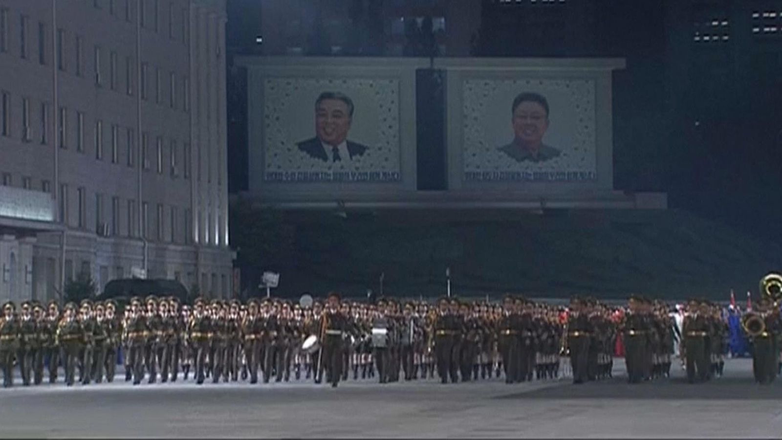 Parade Marks Founding Of North Korea | World News | Sky News