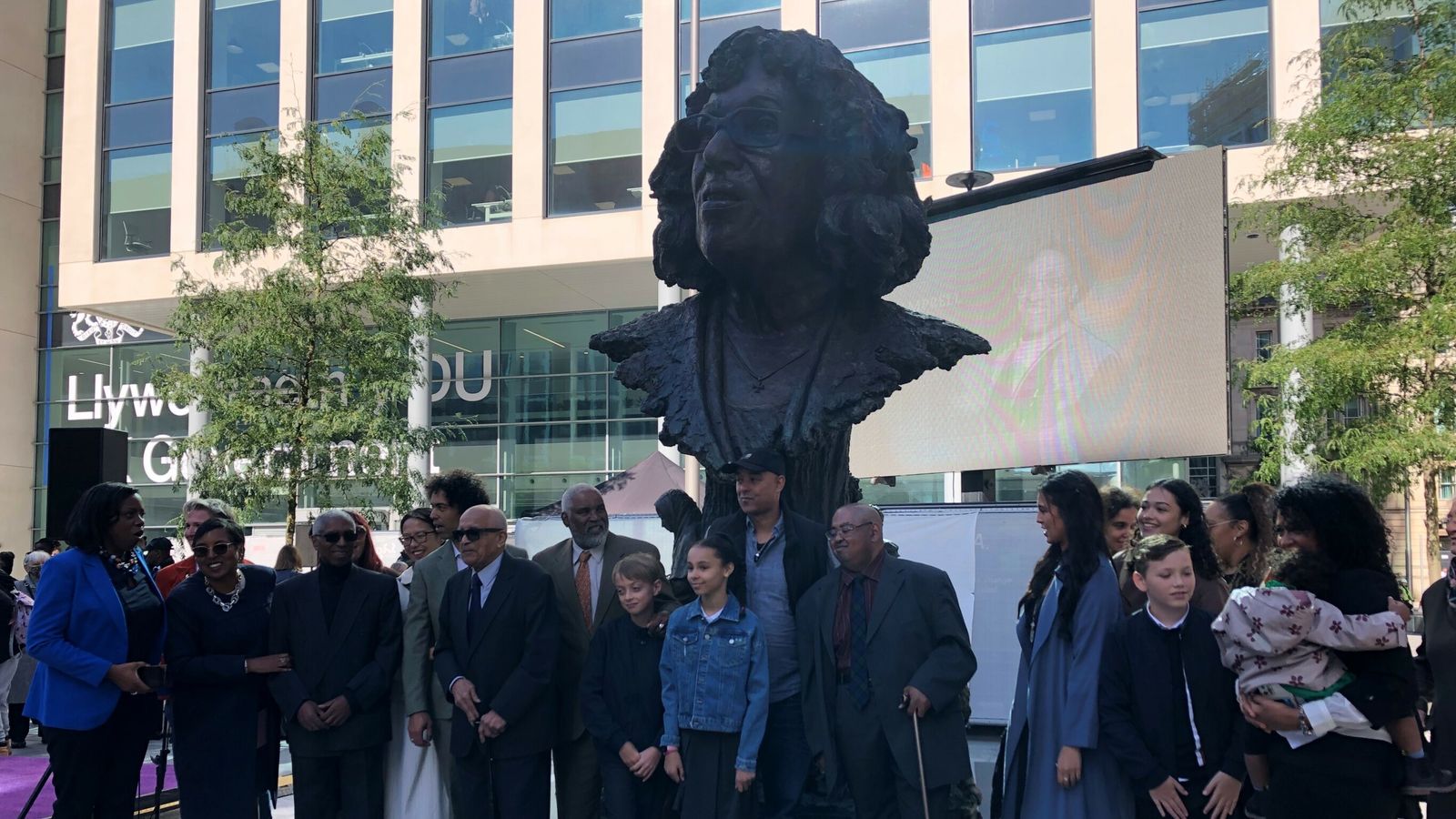 Betty Campbell Statue Unveiled For Wales First Black Headteacher Who betty-campbell-statue-unveiled-for-wales-first-black-headteacher-who