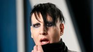 Marilyn Manson attends the Vanity Fair Oscar party in Beverly Hills during the 92nd Academy Awards, in Los Angeles, California, U.S., February 9, 2020.     REUTERS/Danny Moloshok