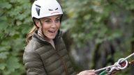 The Duchess of Cambridge during a visit to the RAF Air Cadets&#39; Windermere Adventure Training Centre in Cumbria, marking the re-opening of the facility following a £2m refit. Picture date: Tuesday September 21, 2021.