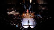 The show takes place in London County Hall - in a disused council chambers. Pic: Witness For The Prosecution