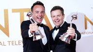 Ant and Dec with their 20th consecutive National Television Award
