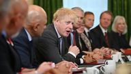 Prime Minister Boris Johnson holding his first Cabinet meeting since the reshuffle at 10 Downing Street, London. Picture date: Friday September 17, 2021.