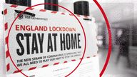 covid lockdown graphic  