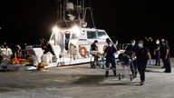 The coastguard recovered the bodies and they were brought to Pythagorio port on Samos. Pic: AP