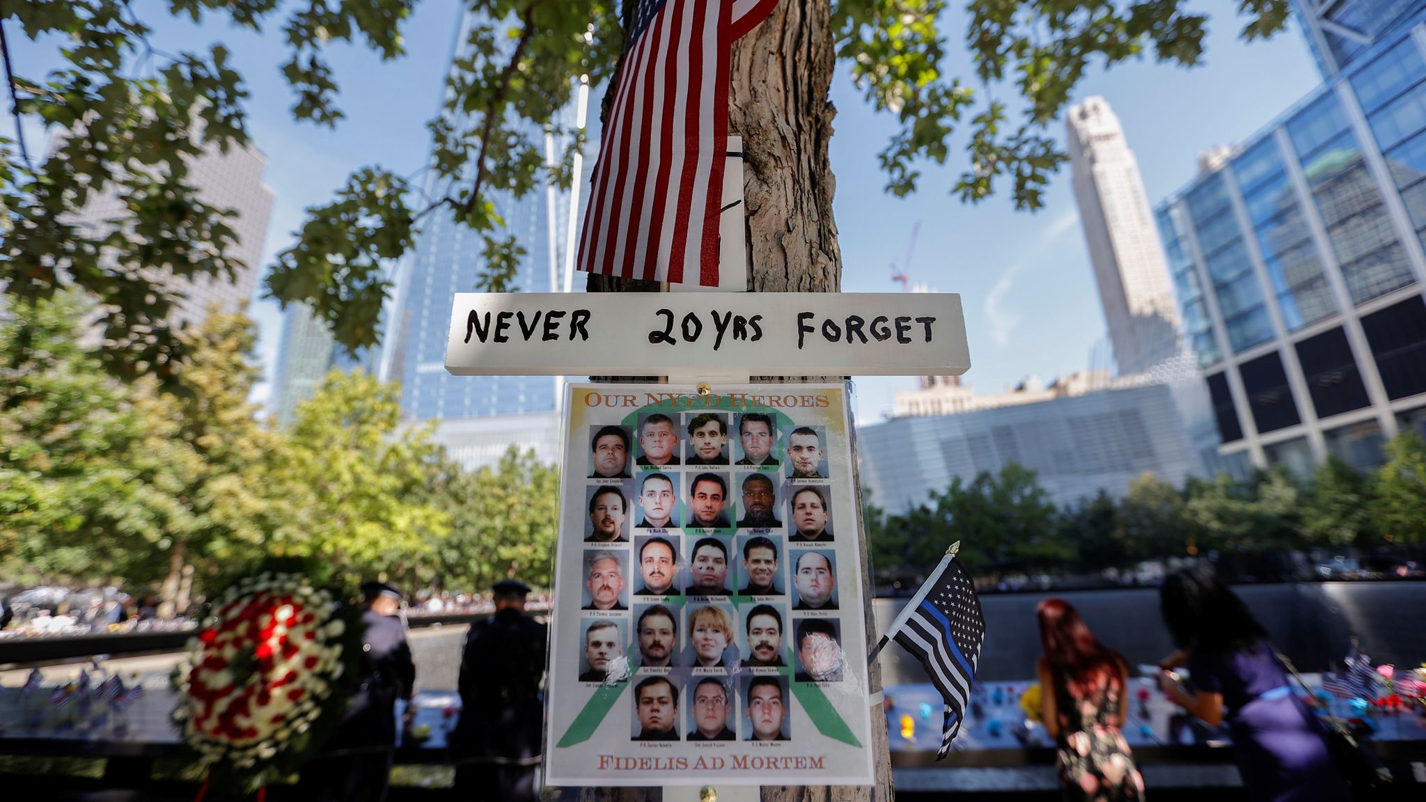 20th anniversary of terrorist attacks marked by NY teams