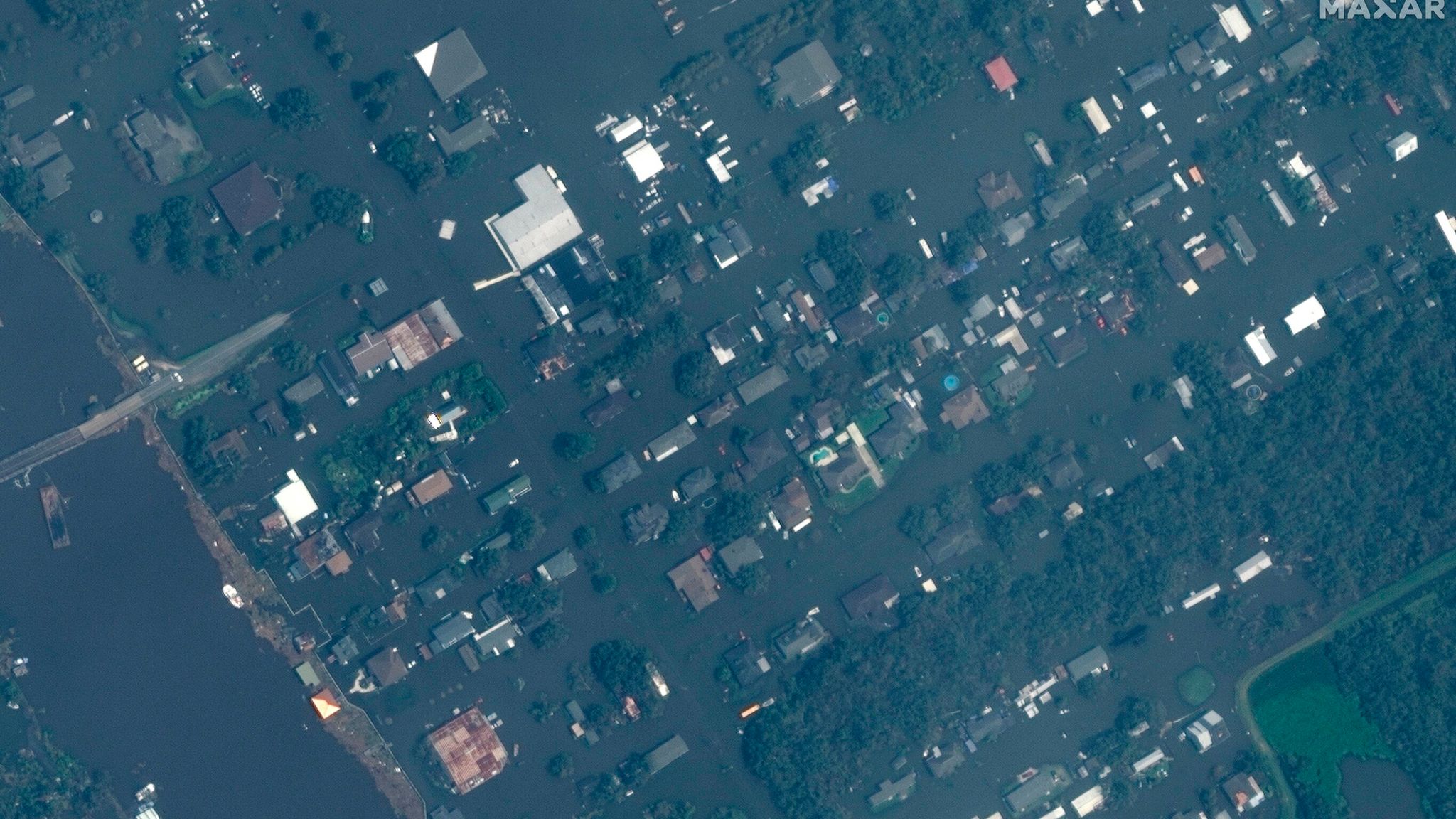 Storm Ida: Before and after pictures show devastating impact of floods ...