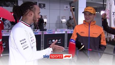 Hamilton, Norris gatecrash each other's interviews!