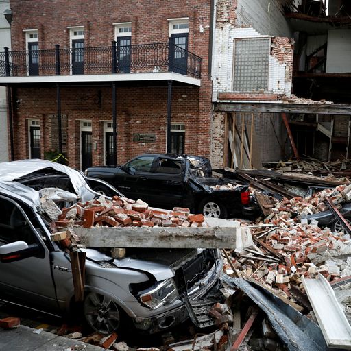 Pictures show aftermath of Storm Ida