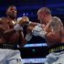 Anthony Joshua in action against Oleksandr Usyk