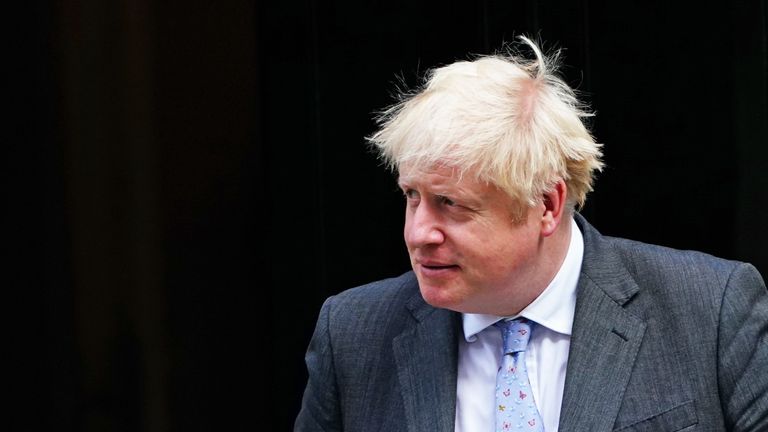 Prime Minister Boris Johnson outside 10 Downing Street, London, to greet prime minister of the Kurdistan Regional Government Nechirvan Barzani ahead of a bilateral meeting. Picture date: Friday September 17, 2021.