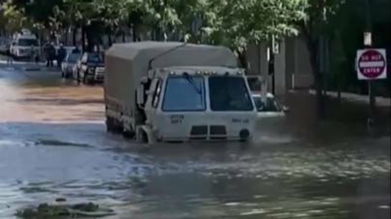 Videos have circulated online showing submerged cars and vehicles fording flooded streets. The remnants of hurricane Ida have left parts of New York, New Jersey, Pennsylvania, and Connecticut completely flooded. 