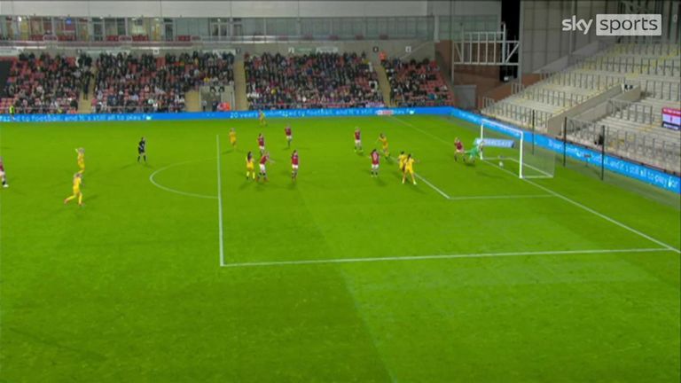 Did Chaplen's shot cross the line?