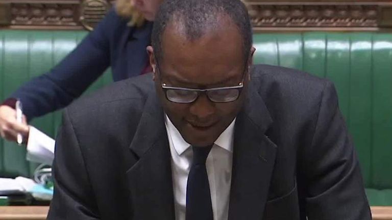Business Secretary Kwasi Karteng updates the House Of Commons on the global gas price situation