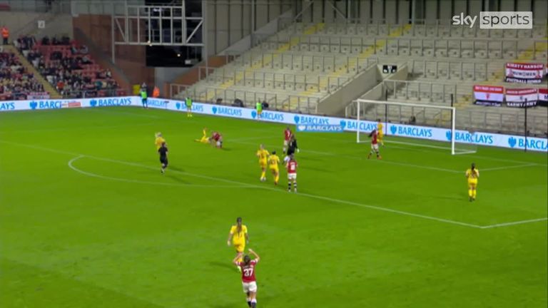 Galton goes close for United