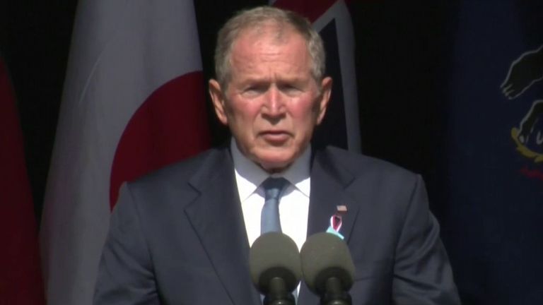 US has a duty to confront violent extremists, says Bush on 9/11 anniversary 