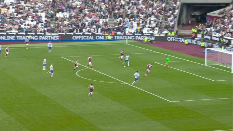 Save L Fabianski (46) West Ham 1 - 1 Manchester Utd