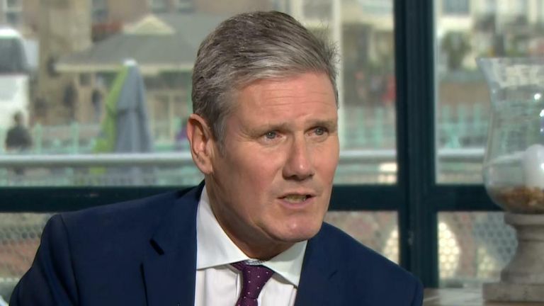 Sir Keir Starmer talks to Sky News on where the party sits on the UK political spectrum.