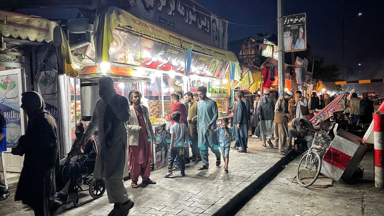 A Kabul market
