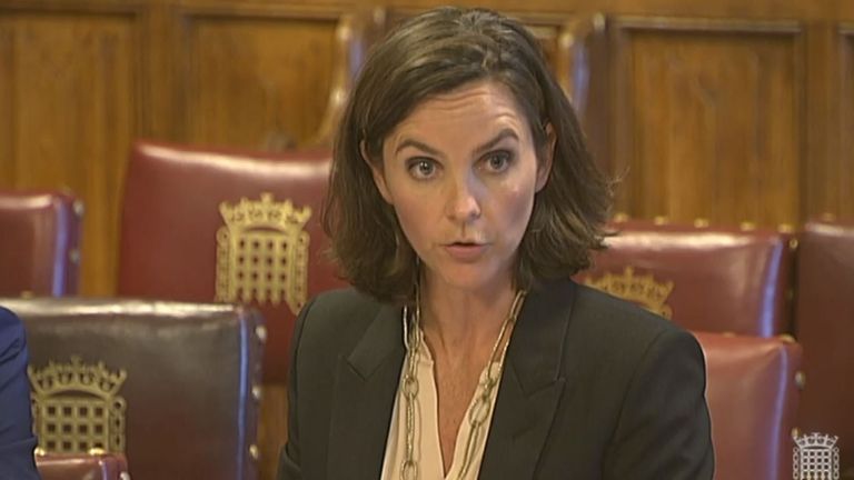 Alex Mahon, chief executive officer at Channel 4, speaking during a Communications Committee meeting at the Houses of Parliament, London. PRESS ASSOCIATION Photo. Picture date: Tuesday June 18, 2019. See PA story MEDIA Lords. Photo credit should read: PA Wire