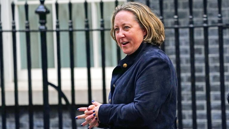 Newly promoted International Trade Secretary Anne-Marie Trevelyan arrivinng in Downing Street, London, after Prime Minister Boris Johnson reshuffled his Cabinet. Picture date: Thursday September 16, 2021.