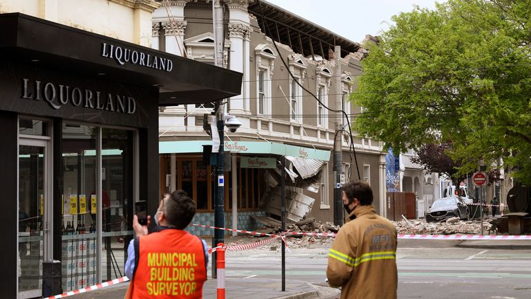 Melbourne earthquake: &#39;Very disturbing event&#39; as buildings damaged after  Australia hit by 6.0-magnitude tremor | World News | Sky News