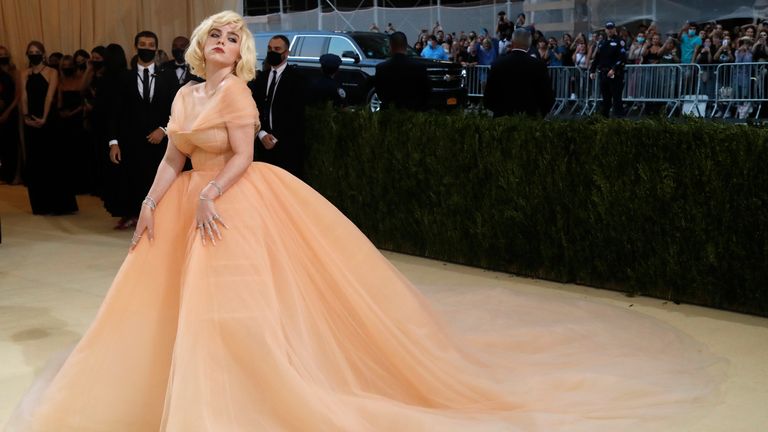 Metropolitan Museum of Art Costume Institute Gala - Met Gala - In America: A Lexicon of Fashion - Arrivals - New York City, U.S. - September 13, 2021. Billie Eilish. REUTERS/Mario Anzuoni